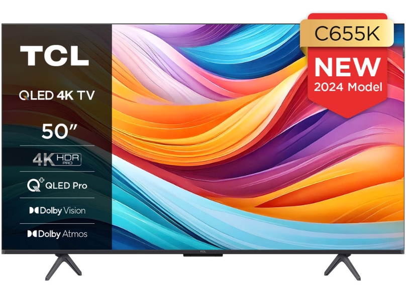 TCL 50C655K 50" C655K 4K QLED Smart TV