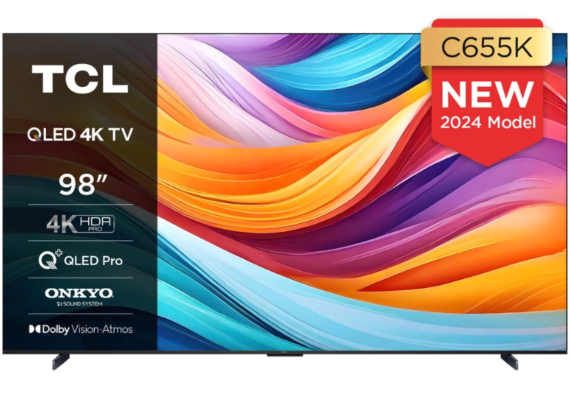TCL 98C655K 98" C665K 4K QLED Smart TV 